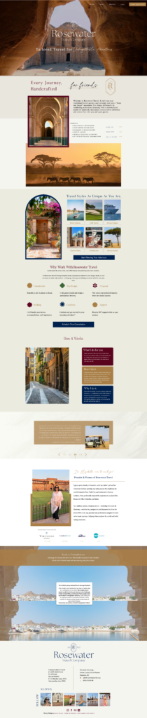 Web Designs for Luxury Travel Advisors